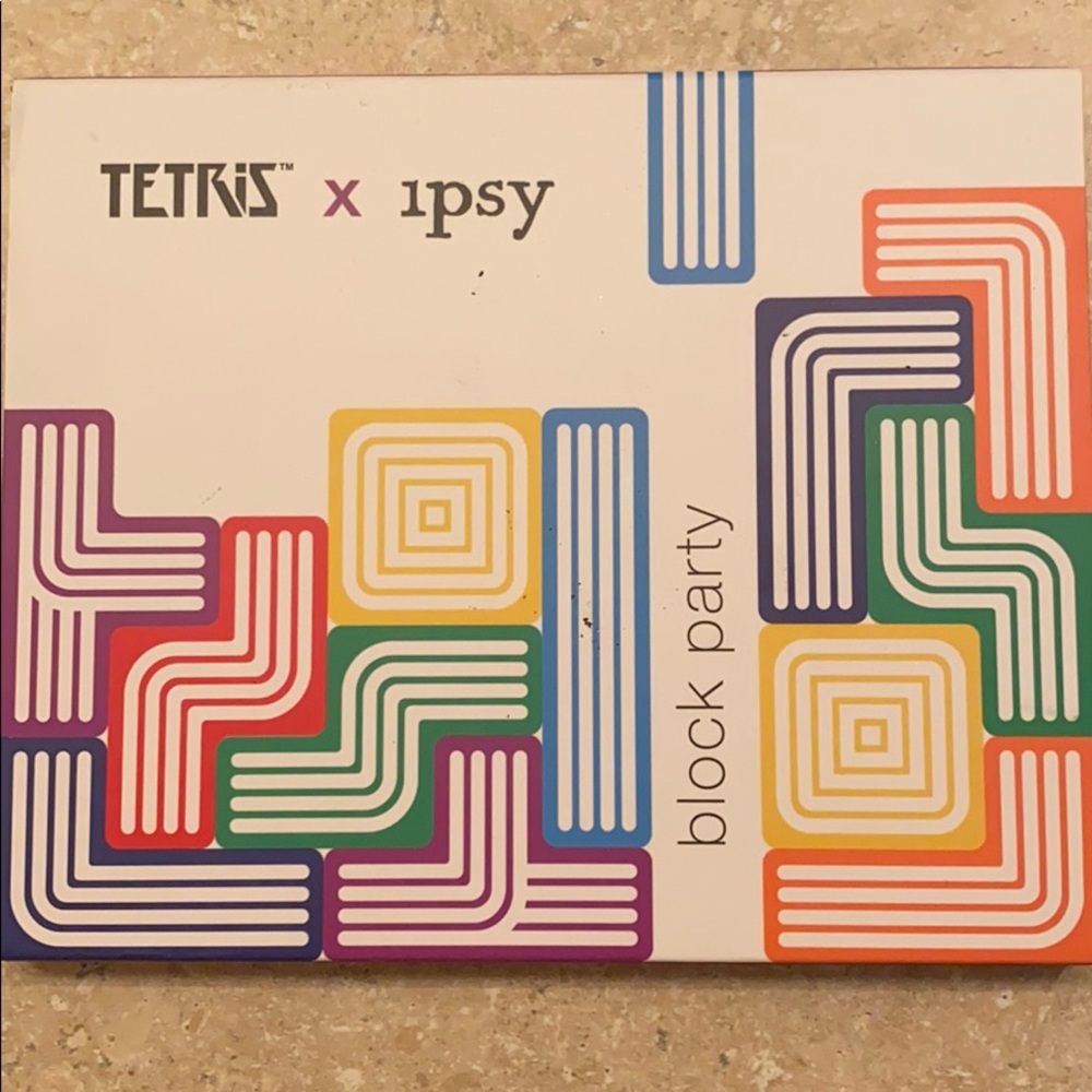 Tetris x Ipsy Eyeshadow palette Block Party